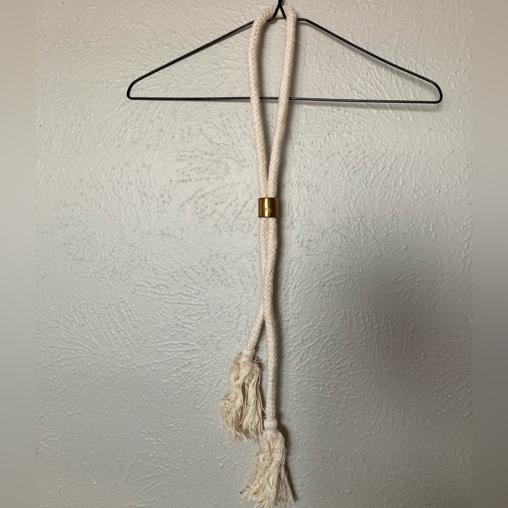 cynthia cazort collins rope belt